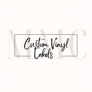 Custom Vinyl Labels