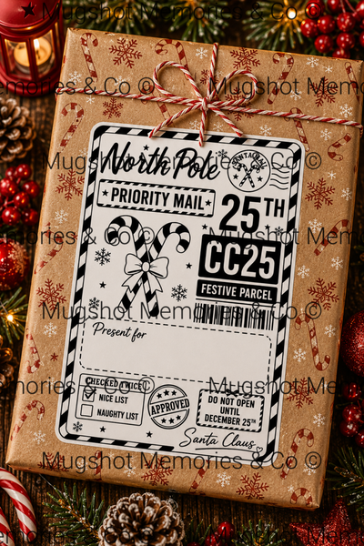 🎄 Personalised Christmas North Pole Gift Labels 🎅