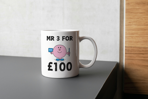 Mr 3 for 100 Mug