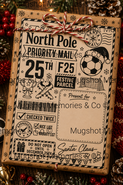 🎄 Personalised Christmas North Pole Gift Labels 🎅