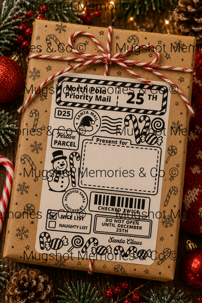 🎄 Personalised Christmas North Pole Gift Labels 🎅
