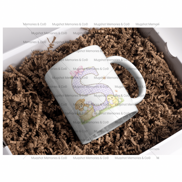 Easter Initial Mug