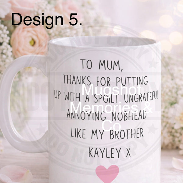 Mothers Day Funny Mugs