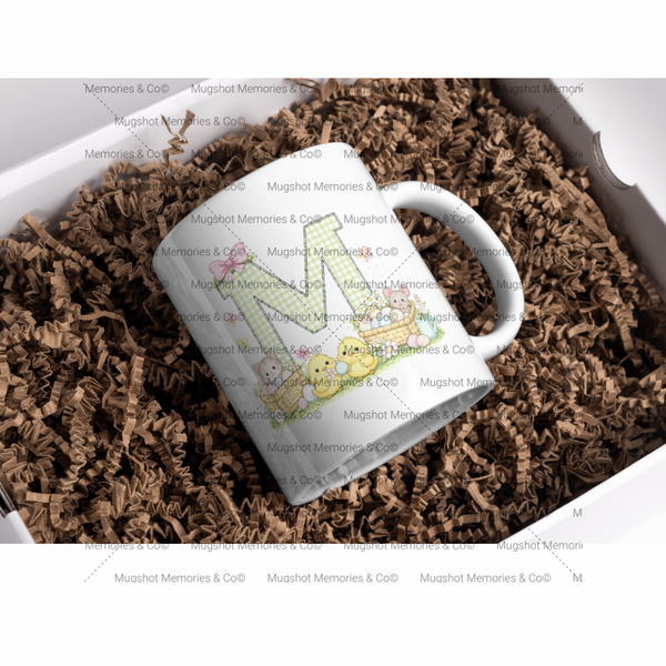 Easter Initial Mug