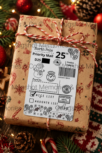 🎄 Personalised Christmas North Pole Gift Labels 🎅