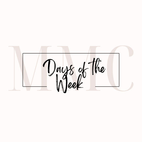 Days of the Week Labels