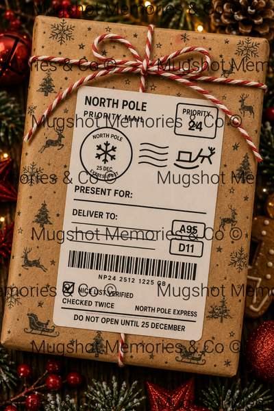 🎄 Personalised Christmas North Pole Gift Labels 🎅