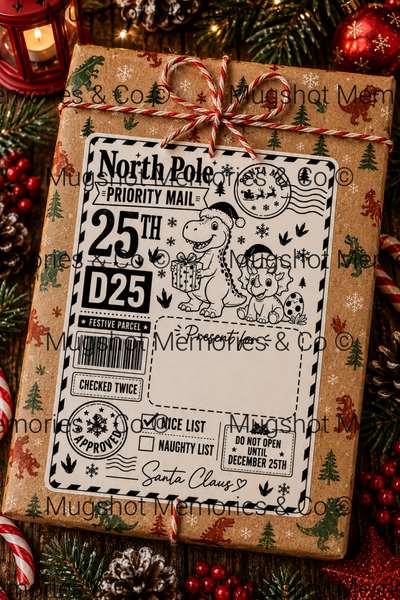 🎄 Personalised Christmas North Pole Gift Labels 🎅