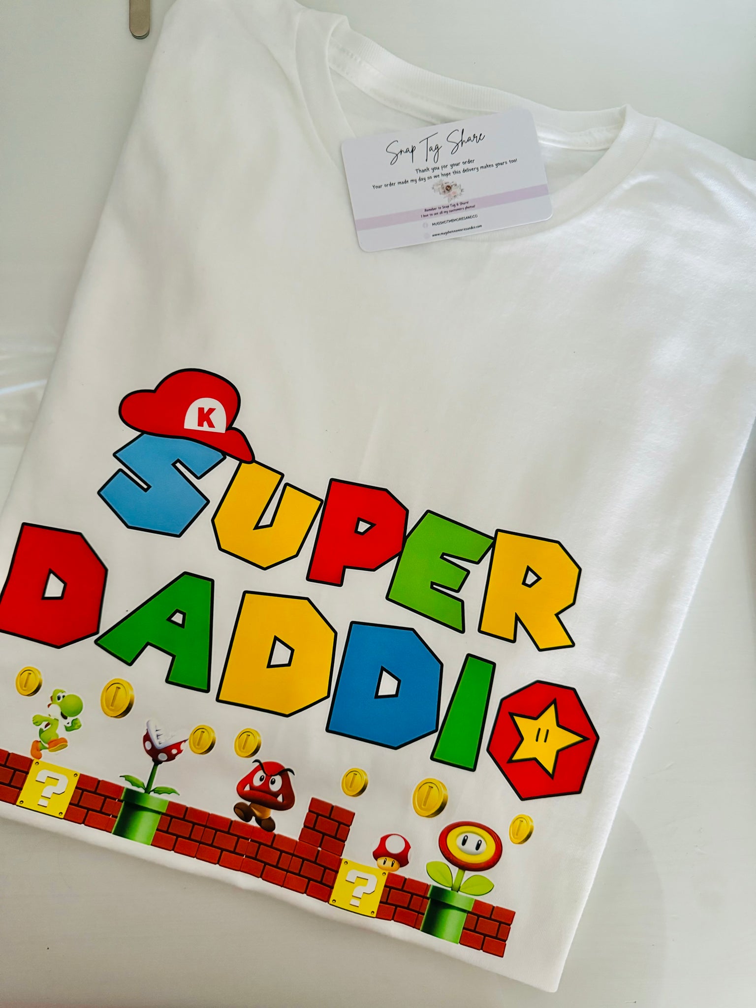 Super Daddio Inspired Dad Tee