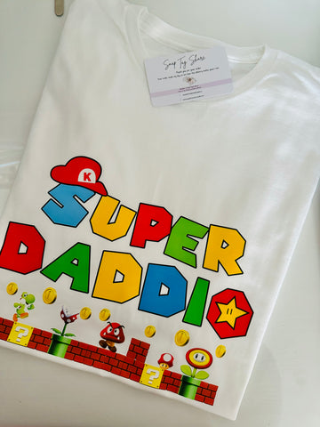 Super Daddio Inspired Dad Tee