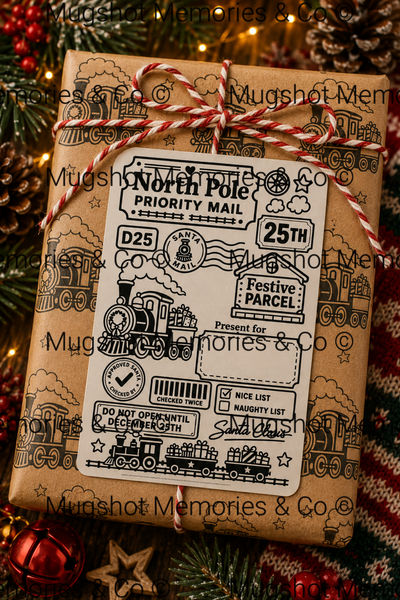 🎄 Personalised Christmas North Pole Gift Labels 🎅