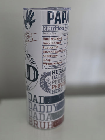 Fathers Day Dad Tumbler