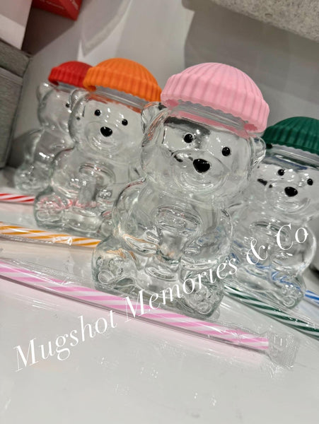 Teddy Glass Bear Cup