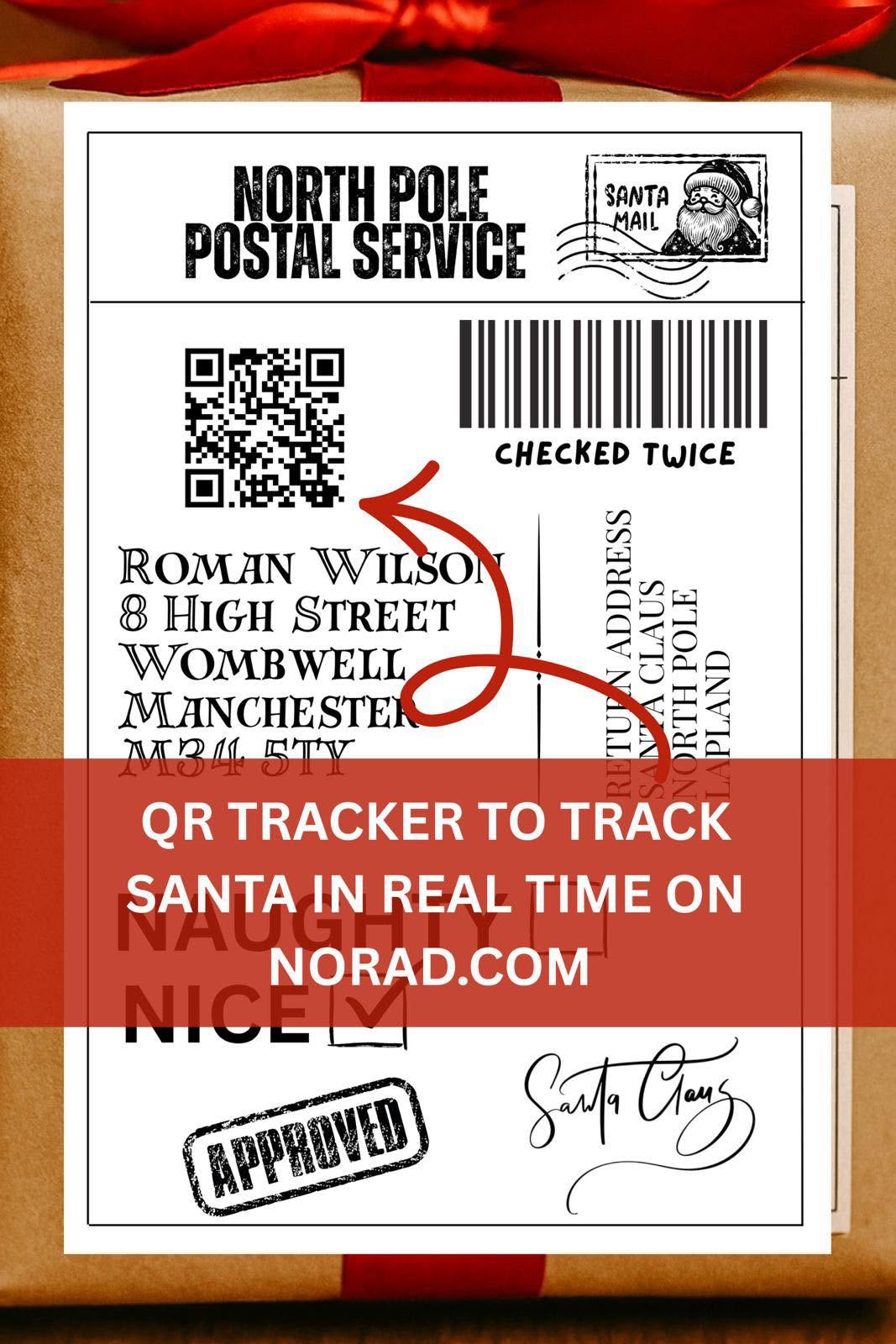 Christmas Postal Labels