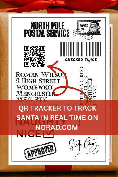 Christmas Postal Labels