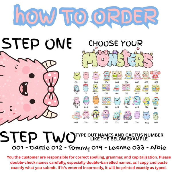 Personalised “Little Monsters” Mug