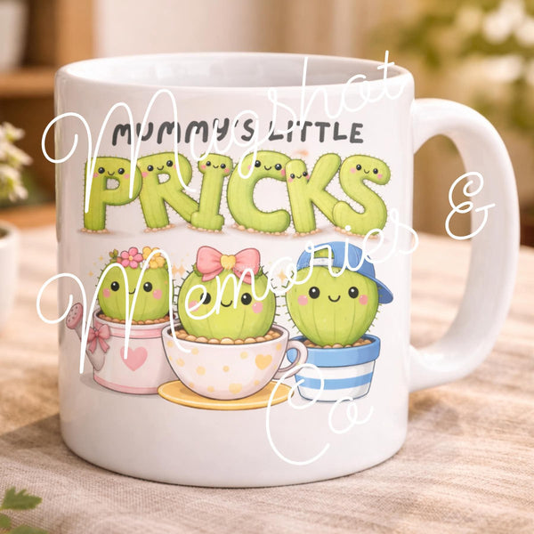 🌵 Little Pricks Personalised Mug 🌵