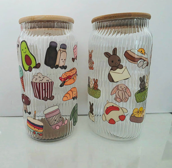 JC EASTER  GLASS CAN