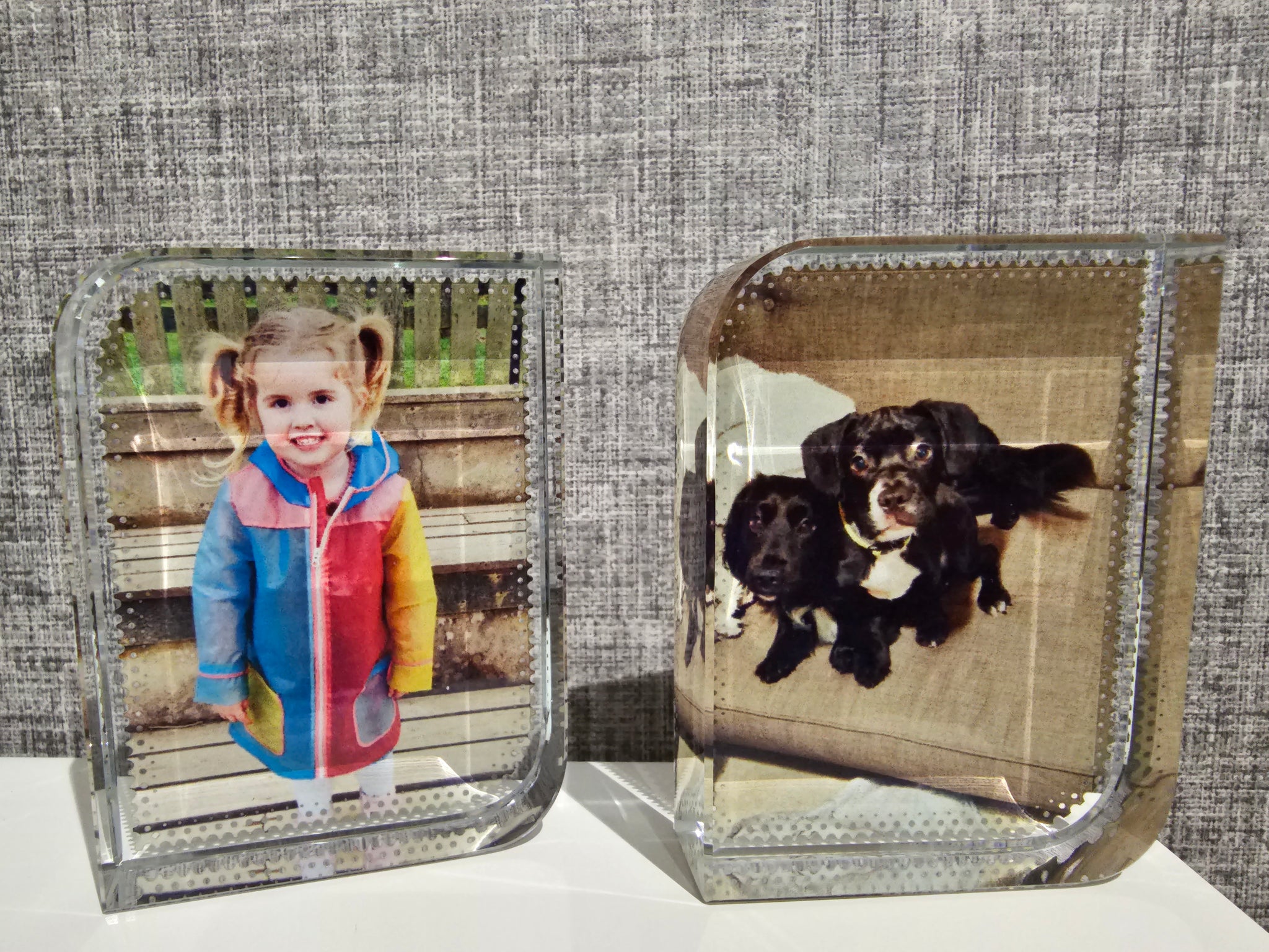 Glass Photo Block