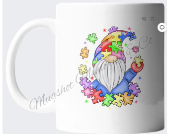 Male Autism Gonk Mug