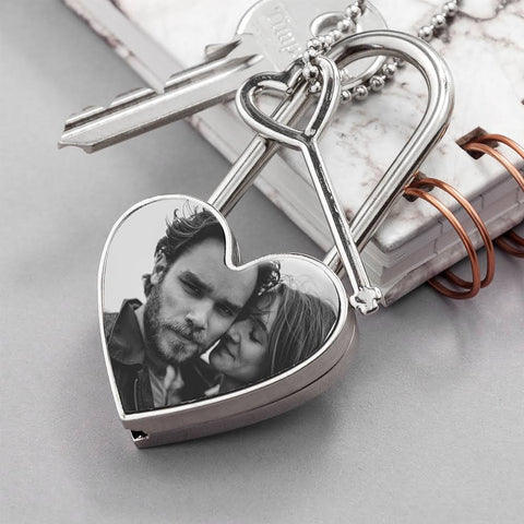 Heart Photo Padlock